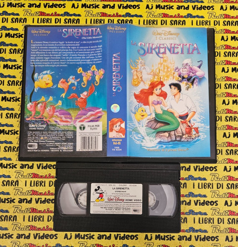 Vhs film sirenetta 1991 - vhs,