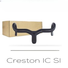 Manubrio integrato bici da strada in carbonio nero opaco completamente interno percorso Di2 