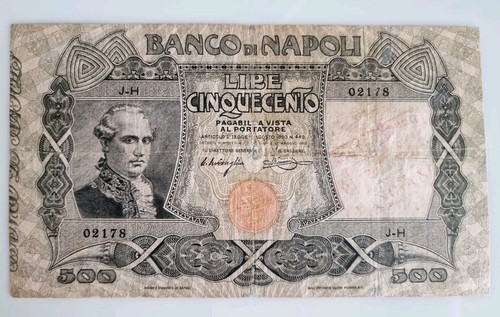 500 lire banco napoli - banco, di