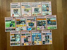 13 cartoline INTER serie completa GAZZETTA DELLO SPORT 2009-2010 triplete