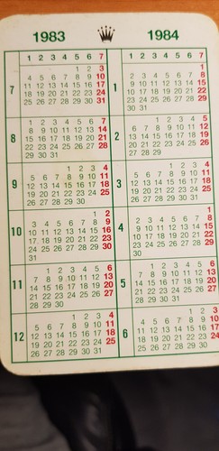 Calendario rolex vintage - rolex,