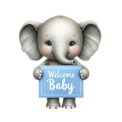 Adesivi auto welcome baby - x,