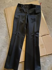 Pantaloni a sigaretta in raso