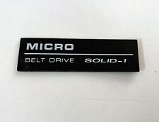 Targhetta_Badge_Emblem_Logo_Giradischi Micro Seiki Solid 1