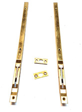 Catenaccio a Leva Frontale Ottonato da Incasso mm. 16x500 Pz. 2 RUFFONI E ZOPPI