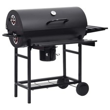 Barbecue barile con ruote - con,