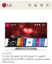 Tv LG 42 pollici Smart