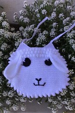 Bavaglino Uncinetto Pecorella