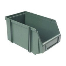 TERRY PLASTIC CONTENITORE PLASTICA VERDE BOCCA DI LUPO VARIE MISURE