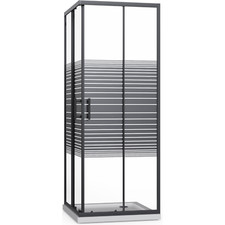 BOX DOCCIA 80x80 6mm ANGOLARE