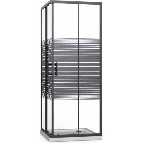 Box doccia 80x80 6mm angolare - 6mm,