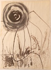 Disegno omaggio sassu 1969 - disegno,