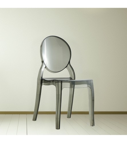 Sedia ematite policarbonato - sedia,