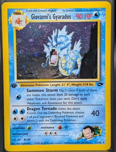 Giovanni gyarados 132 gym - gyarados, 5/132