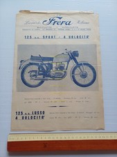 Leonardo Frera 125 4V Sport depliant moto anni 50 originale