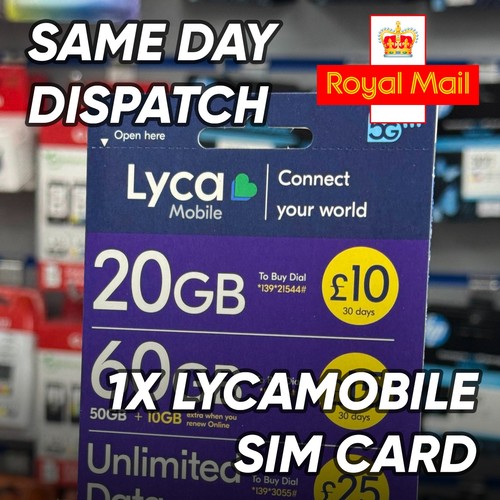 Scheda sim lycamobile nano - scheda,
