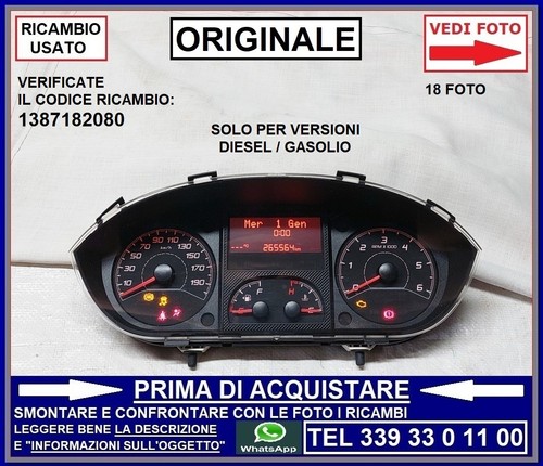 Quadro strumenti conta fiat - strumenti,