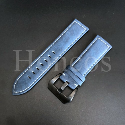 Chiusura cinturino pelle - , blu