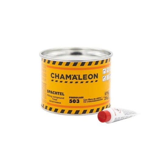 Chamaleon fiber glass putty - glass,