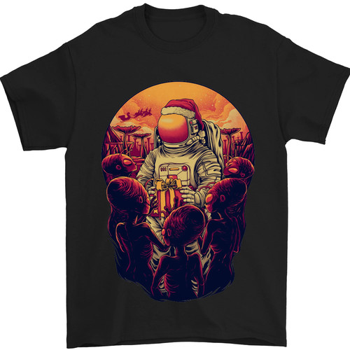 Spaceman santa maglietta - spaceman,