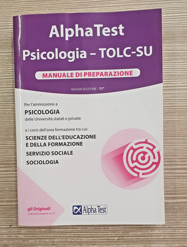 Alpha test psicologia - alpha,