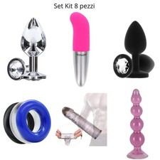 8pz mini vibratore - plug, anale