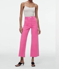 Jeans ZARA marine dritti rosa