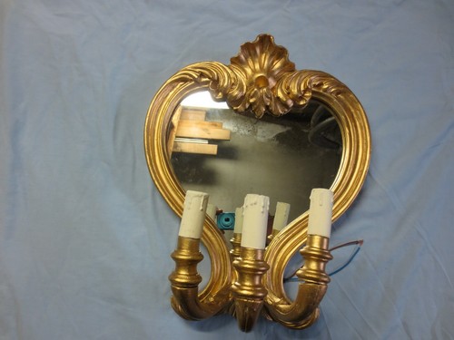 Coppia appliques legno - di,