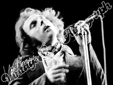 VAN MORRISON  - print signed photo - foto autografo stampato