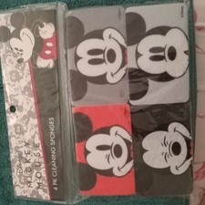 Disney Topolino 4PK Spugne Pulizia Nuove In Confezione 