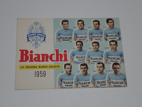 Ciclismo squadra bianchi - ciclismo, 1959