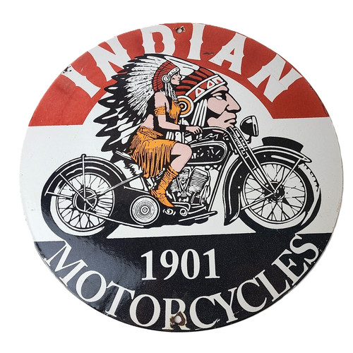 Insegna moto indiana vintage - moto,