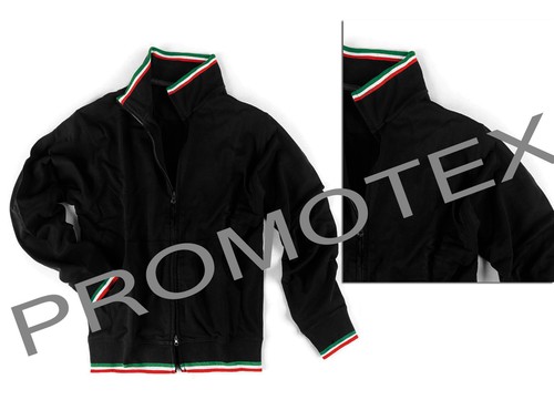 Felpa uomo nera - nera, tricolore