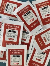 100 Bollini Coop Alessi Design Da Collezione (SPEDIZIONE RACCOMANDATA)