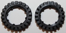Lego: Articolo 3483 - Tire 24 X 8 - Con Battistrada e Tacchette Interne (Nuove)