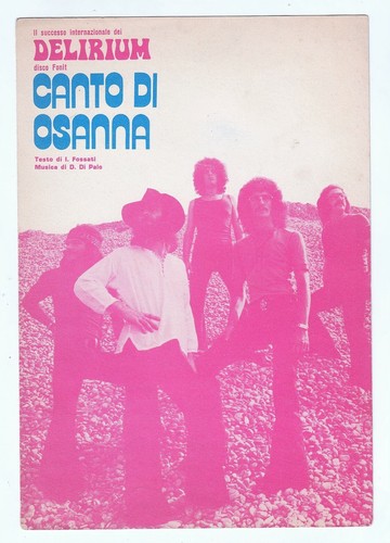 Spartito delirium canto di - spartito,