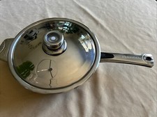 Starkemunich Stil Solingen Padella Pesante Acciaio Inox 18/10 - Con Coperchio -