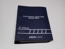 FIAT LANCIA ELECTRONIC ANALYZER MODEL PRO 1 MANUALE ASSISTENZA TECNICA 1989 (S)