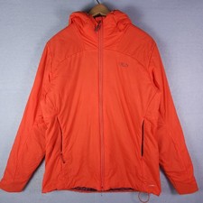 Giacca leggera alpina Rab Xenair donna grande arancione con cappuccio Pertex Primaloft