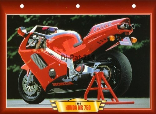 Fiche moto honda 750 - moto, 1992