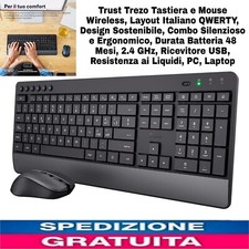 Trust Trezo Tastiera e Mouse