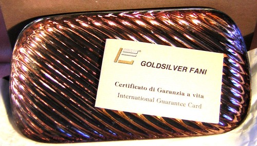 Vassoio silver plated - vassoio, con