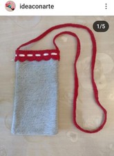 Porta cellulare di jeans 