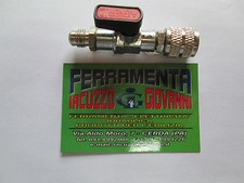 RUBINETTO VALVOLA 1/8" X GAS REFRIGERANTE R22/407 CLIMATIZZATORE CONDIZIONAMENTO