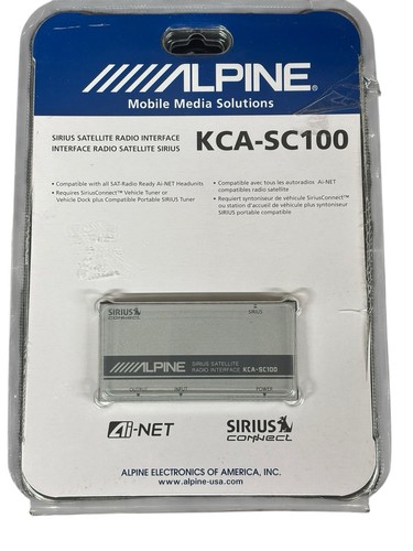 Alpine kca sc100 sirius - alpine, kca-sc100