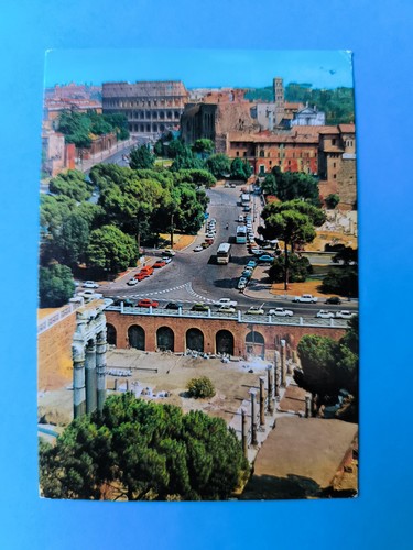 Roma panorama colosseo - roma,