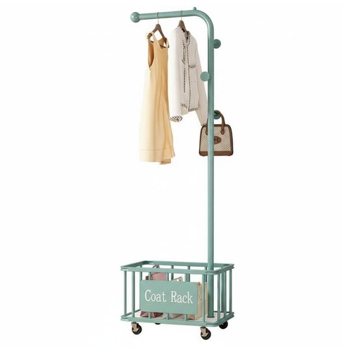 Appendiabiti con cesto ruote - e,