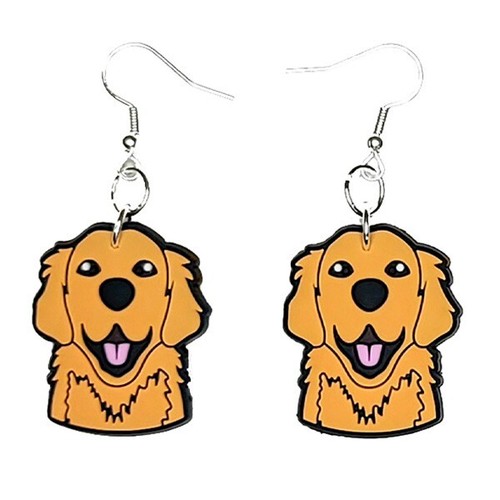 Orecchini golden retriever - orecchini,