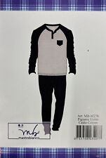 PIGIAMA UOMO CALDO COTONE TINTA UNITA SPORTIVO CON POLSINI