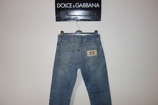Jeans Dolce&Gabbana Black Label Runway DG LOGO Sbiadito 44 IT 31 US Made in Italy